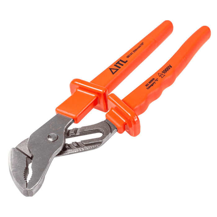 1,000v Insulated 10"/250mm Groove Joint Pliers