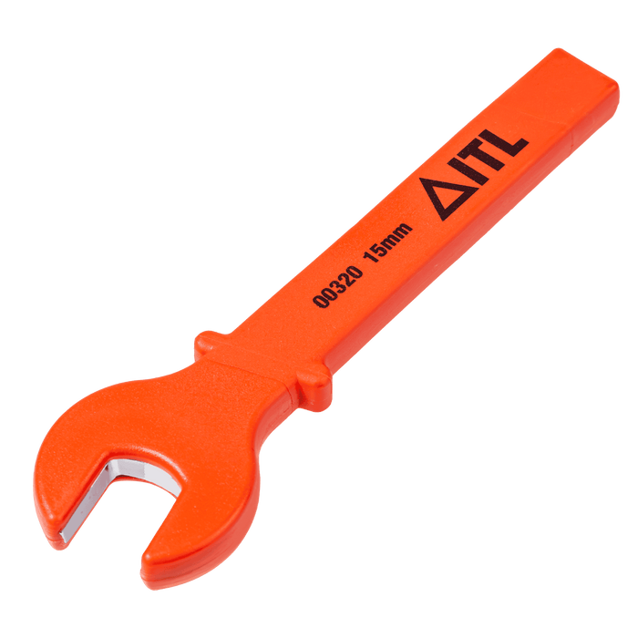 1,000v Insulated 15mm Insulated Open Ended Spanner