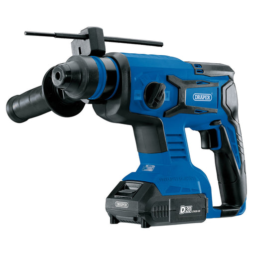 D20-20V-Brushless-SDS+-Rotary-Hammer-Drill,-2-x-2.0Ah-Batteries,-1-x-Charger