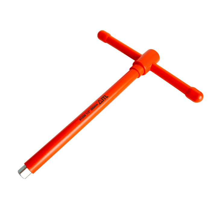 1,000v Insulated 1/2" Drive T Handle 300mm