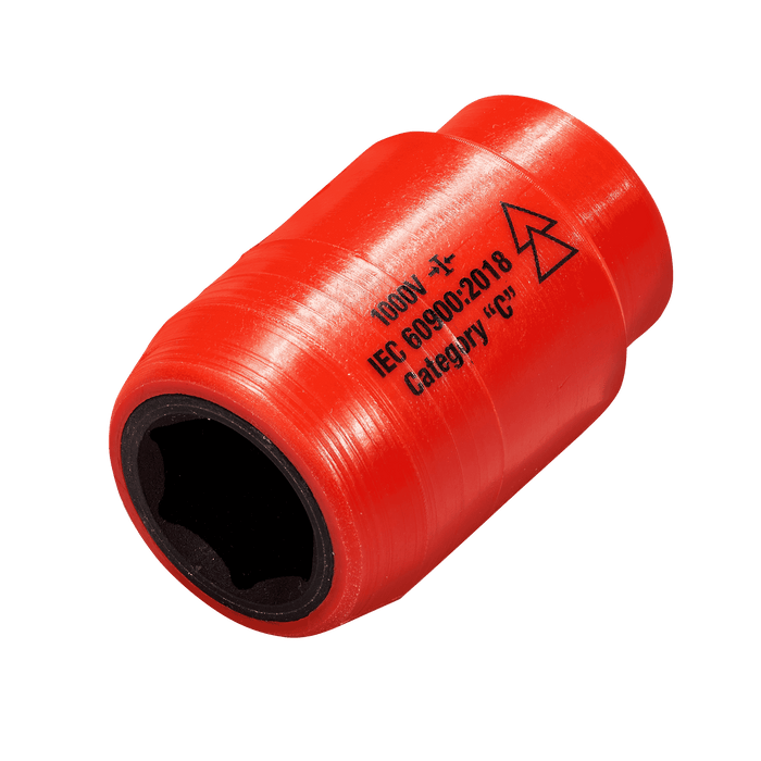 1,000v Insulated 1/2" Drive Impact Socket 17mm (6 Point)