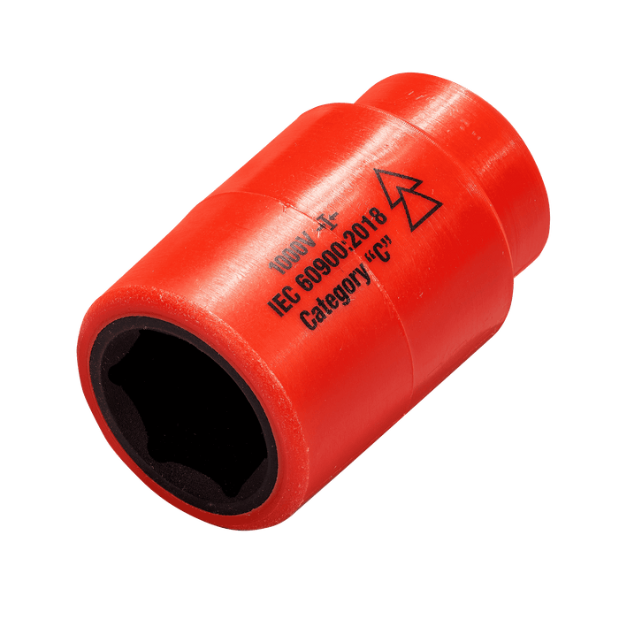 1,000v Insulated 1/2" Drive Impact Socket 19mm (6 Point)