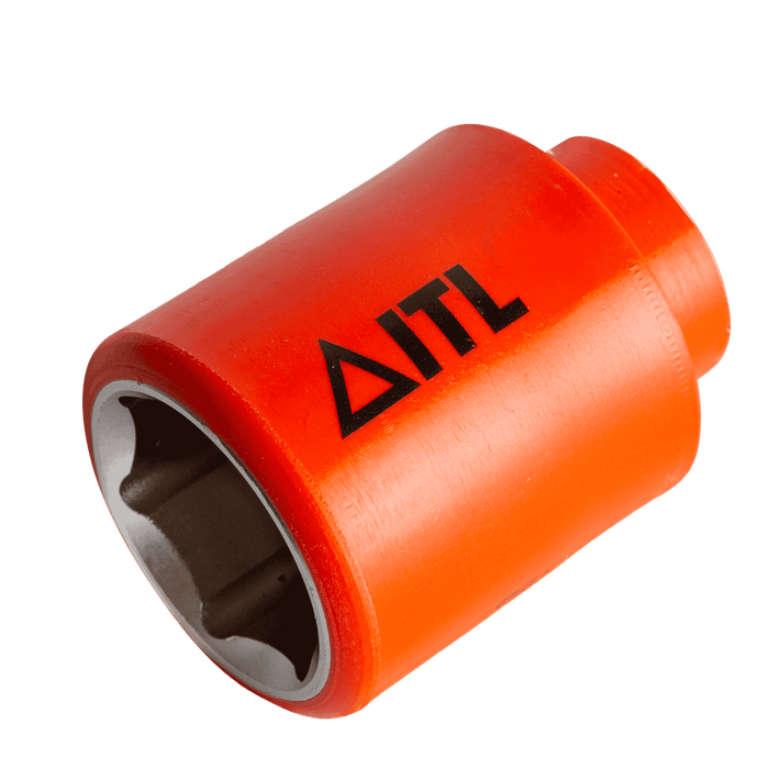 1,000v Insulated 1/2" Drive Socket 30mm (6 point)
