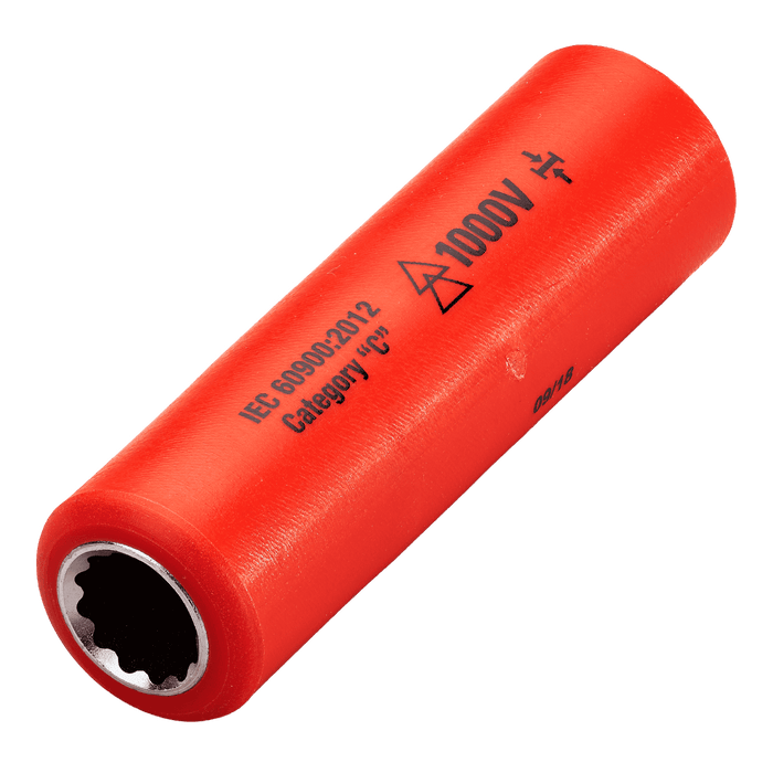 1,000v Insulated 1/2" Drive Deep Socket 1/2"