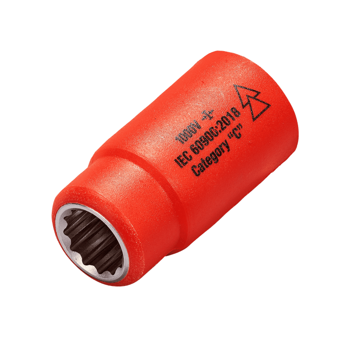1,000v Insulated 1/2" Drive Socket 9/16"