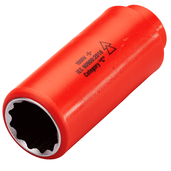 1,000v Insulated 1/2" Drive Deep Socket 7/8"