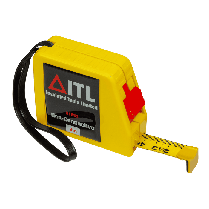 1,000v Insulated 3 Metre Non Conductive Tape Measure