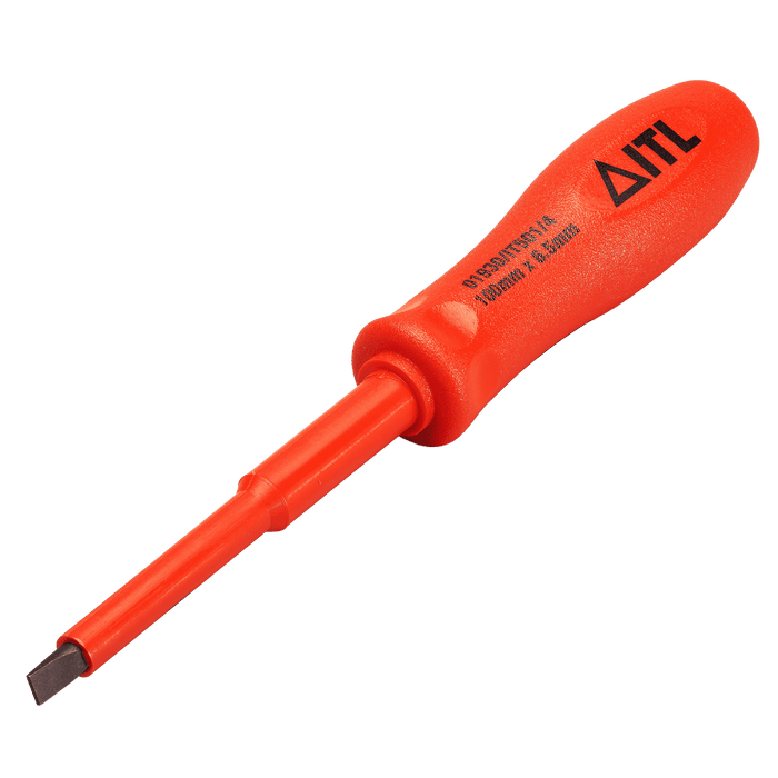 1,000v Insulated Slotted Screwdriver 100mm x 6.5 x 1.2