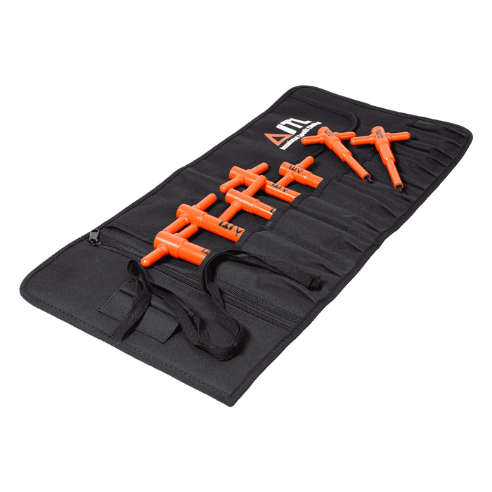 1,000v Insulated 7pc T-Bar Hex Key Set (3-12mm)