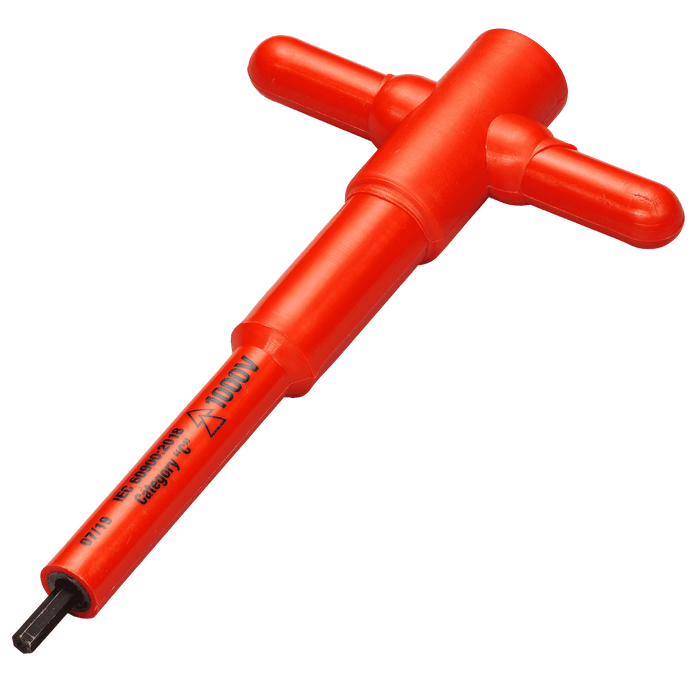 1,000v Insulated 1/4" T Handle Hex Driver