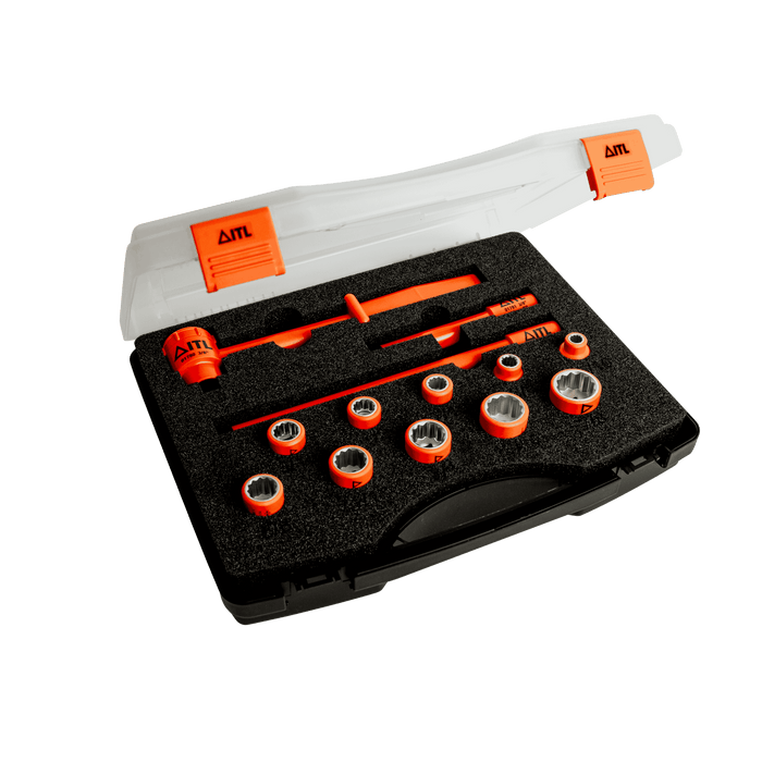 1,000v Insulated 3/8" Drive 13 Piece Socket Set