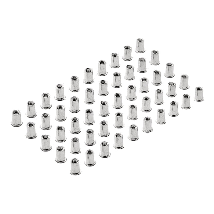 Zinc-Plated-Threaded-Insert-Rivet-Nuts,-M10-x-1.5mm-(Pack-of-50)