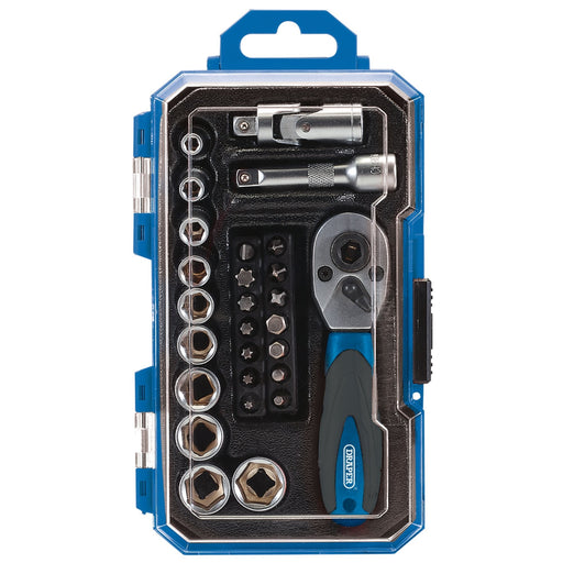 Metric-Socket-Set,-1/4"-Sq.-Dr.-(27-Piece)