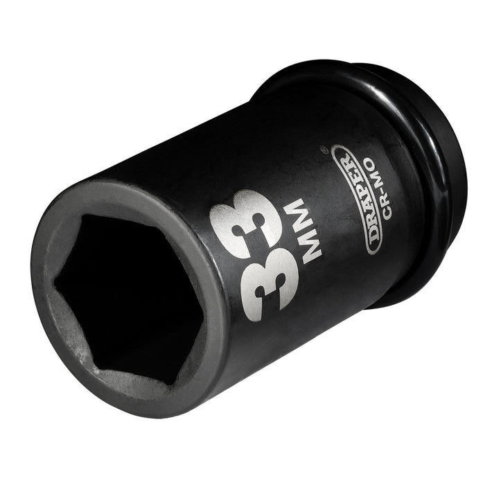 Draper-Hi-TORQ®-Deep-Impact-Socket,-1"-Sq.-Dr.,-33mm