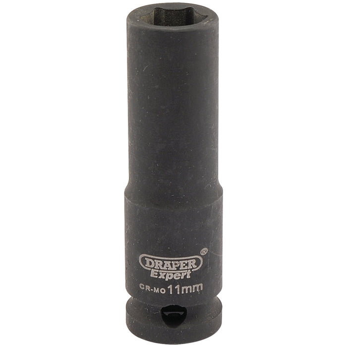 Draper-Expert-HI-TORQ®-6-Point-Deep-Impact-Socket,-3/8"-Sq.-Dr.,-11mm