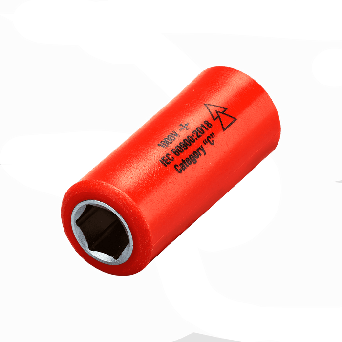 1,000v Insulated 1/4" Drive Socket 11mm (6 point)