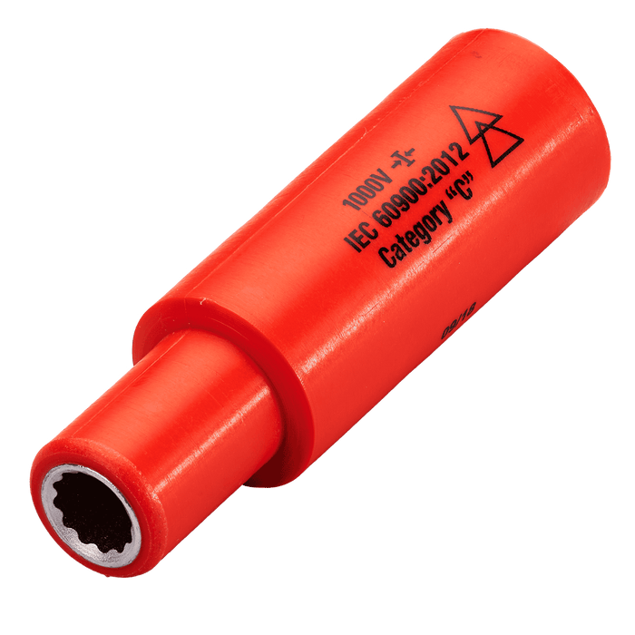 1,000v Insulated 1/4" Drive Deep Socket 4mm