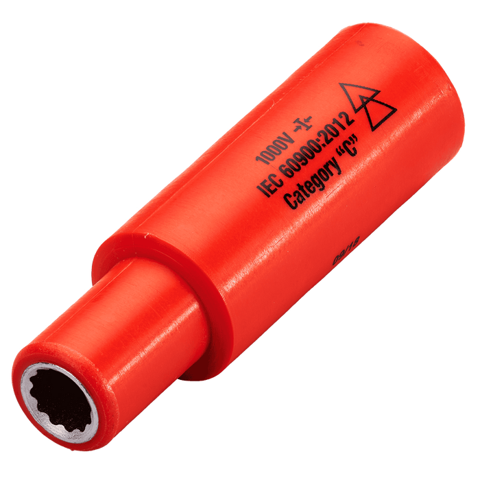 1,000v Insulated 1/4" Drive Deep Socket 6mm
