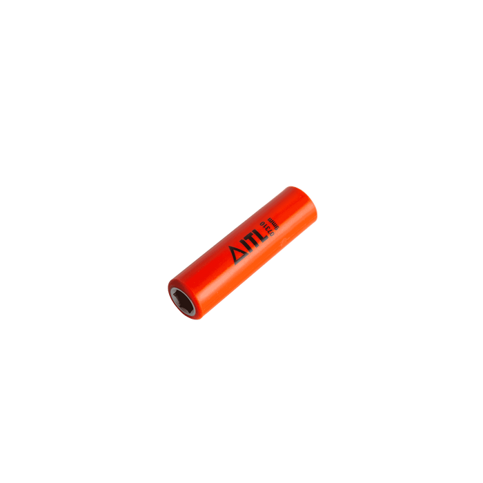 1,000v Insulated 1/4" Drive Deep Socket 10mm (6 point)