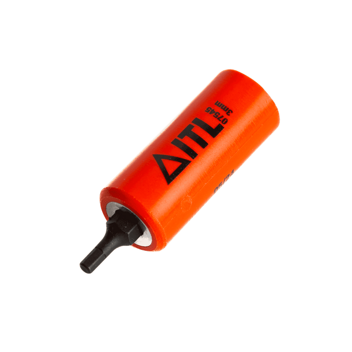 1,000v Insulated 1/4" Drive Hex Key Socket 3mm