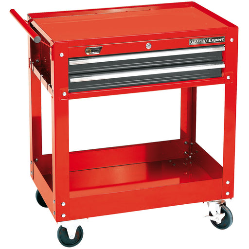 Draper-Expert-2-Tier-Tool-Trolley-with-Two-Drawers