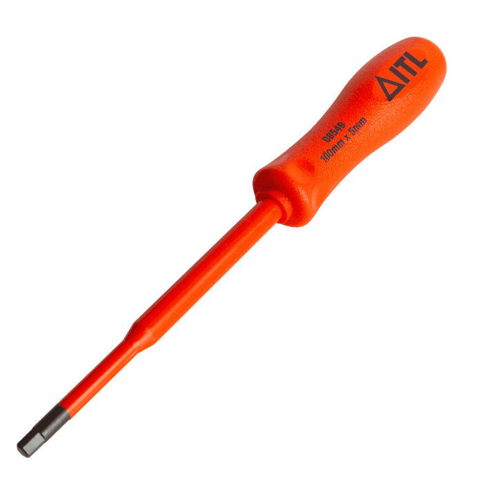 1,000v Insulated 5mm Hex Key Screwdriver (Slim)