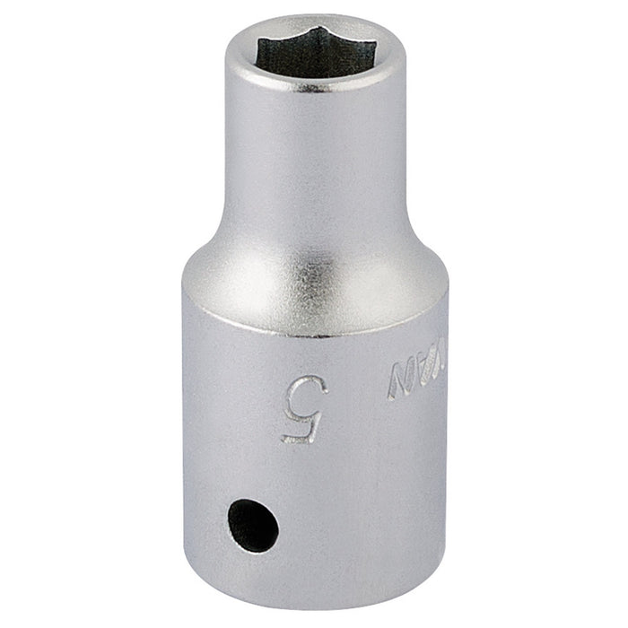 Elora-Hexagon-Socket,-1/4"-Sq.-Dr.,-5mm