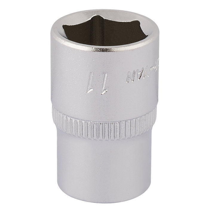 Elora-Hexagon-Socket,-1/4"-Sq.-Dr.,-11mm