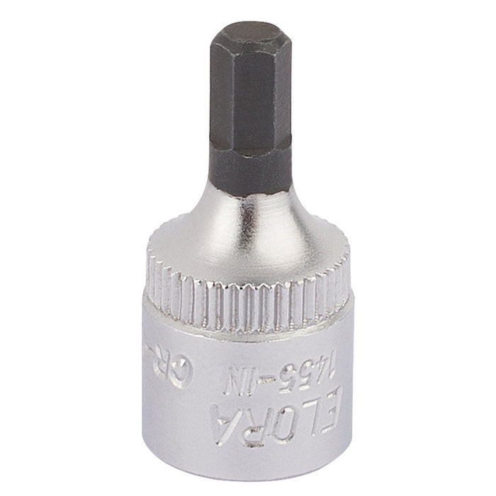 Elora-Hexagon-Screwdriver-Socket,-1/4"-Sq.-Dr.,-4mm