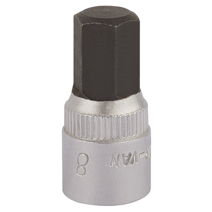 Elora-Hexagon-Screwdriver-Socket,-1/4"-Sq.-Dr.,-8mm