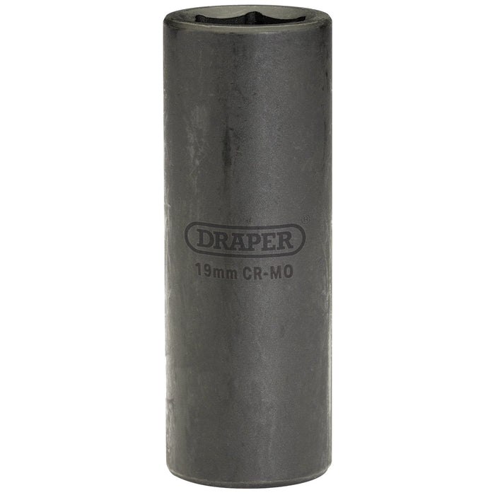 Draper-Expert-HI-TORQ®-Deep-Impact-Socket,-1/2"-Sq.-Dr.,-19mm