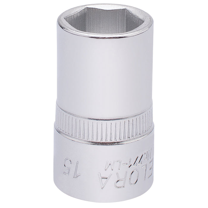 Elora-Hexagon-Socket,-1/2"-Sq.-Dr.,-15mm