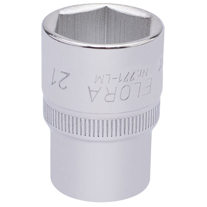 Elora-Hexagon-Socket,-1/2"-Sq.-Dr.,-21mm
