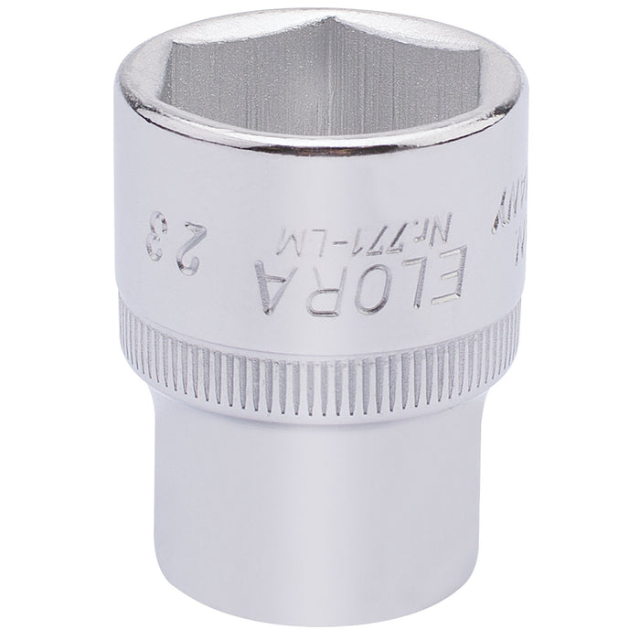 Elora-Hexagon-Socket,-1/2"-Sq.-Dr.,-23mm