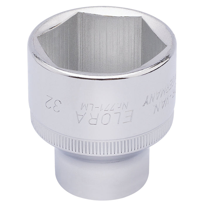 Elora-Hexagon-Socket,-1/2"-Sq.-Dr.,-32mm