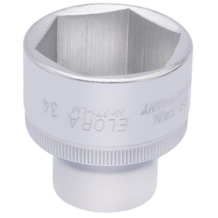 Elora-Hexagon-Socket,-1/2"-Sq.-Dr.,-34mm
