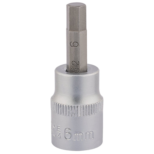 Socket-with-Hexagonal-Bit,-3/8"-Sq.-Dr.,-6mm