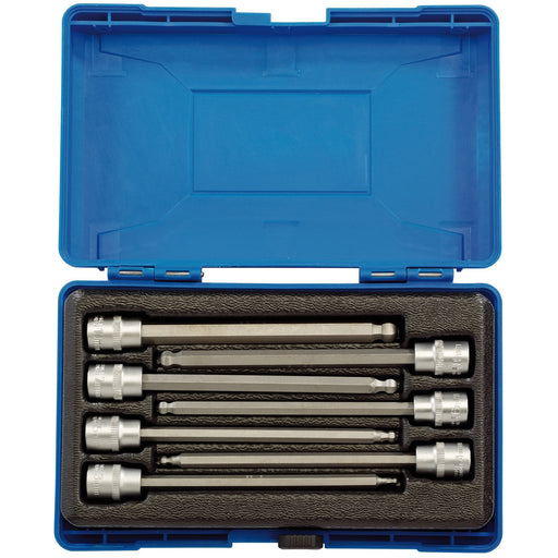 Hexagonal-Socket-Bit-Set,-3/8"-Sq.-Dr.-(7-Piece)