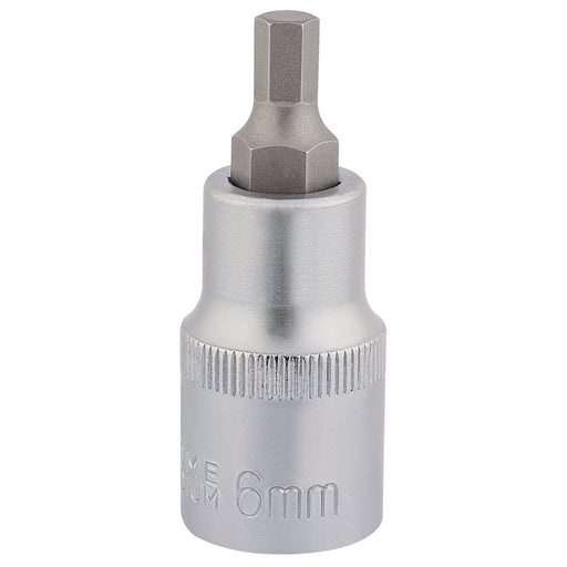 Hexagonal-Socket-Bits,-1/2"-Sq.-Dr.,-6mm