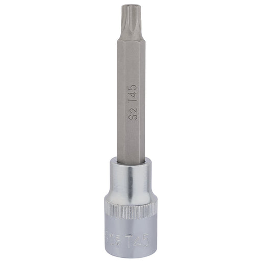 Draper-TX-STAR®-Socket-Bit,-1/2"-Sq.-Dr.,-T45-x-100mm