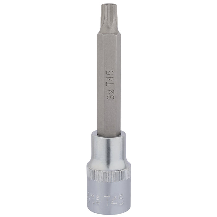 Draper-TX-STAR®-Socket-Bit,-1/2"-Sq.-Dr.,-T45-x-100mm