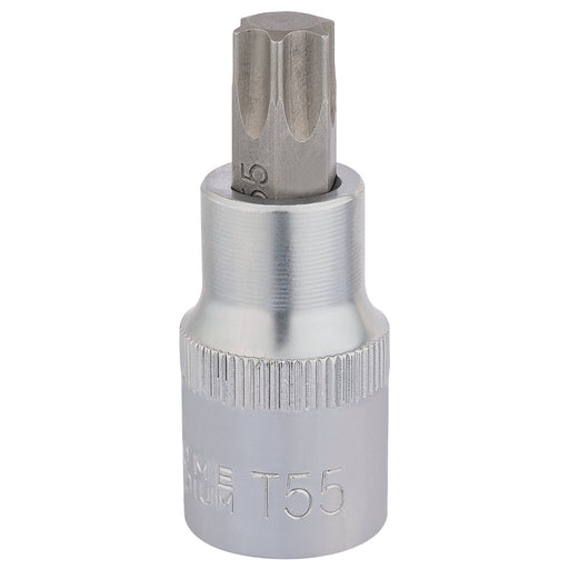 Draper-TX-STAR®-Socket-Bit,-1/2"-Sq.-Dr.,-T55-x-55mm