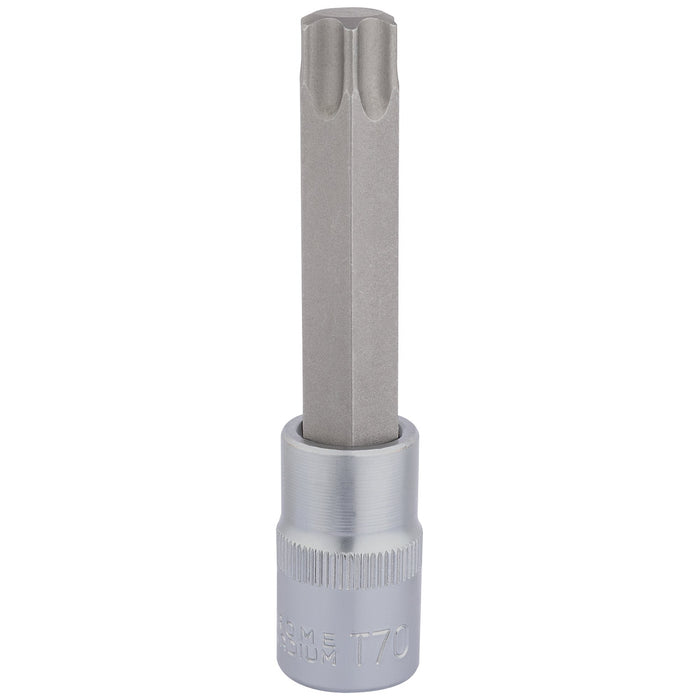 Draper-TX-STAR®-Socket-Bit,-1/2"-Sq.-Dr.,-T70-x-100mm