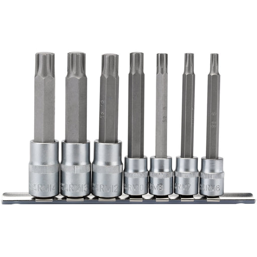 Ribe®-Socket-Bit-Set,-3/8"-&-1/2"-Sq.-Dr.-(7-Piece)