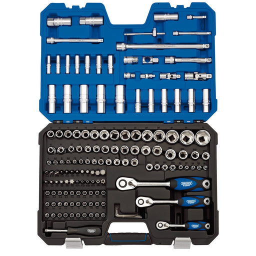 Draper-Expert-Metric-Socket-Set,-1/4",-3/8"-and-1/2"-Sq.-Dr.-(149-Piece)