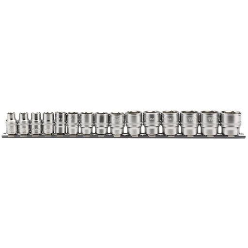 Draper-Expert-Metric-Socket-Set-on-a-Metal-Rail,-3/8"-Sq.-Dr.-(15-Piece)