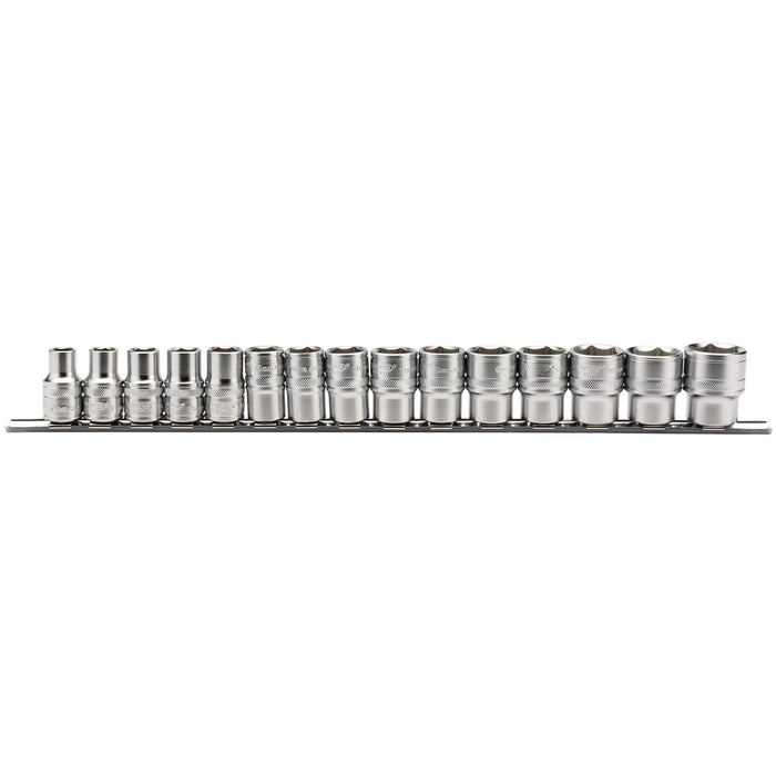 Draper-Expert-Metric-Socket-on-a-Metal-Rail,-1/2"-Sq.-Dr.-(15-Piece)