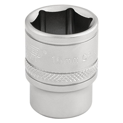 6-Point-Metric-Socket,-3/8"-Sq.-Dr.,-16mm