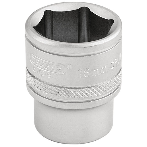 6-Point-Metric-Socket,-3/8"-Sq.-Dr.,-18mm