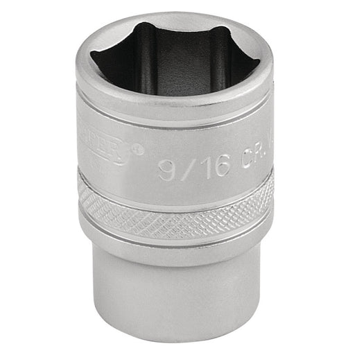 6-Point-Imperial-Socket,-3/8"-Sq.-Dr.,-9/16"